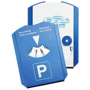 Parkeerschijf met munten