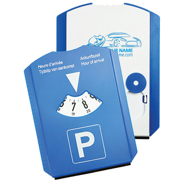 Parkeerschijf met munten
